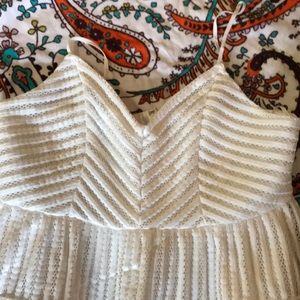 Forever 21 Plus White Ribbed Dress